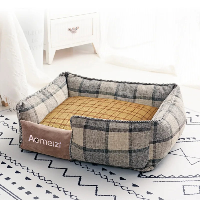 Big Dog Bed Removable Pet Sofa Bed For Small Medium Big Dogs Washable Cat House Mats Soft Pet Sleeping Beds Dog Accessories