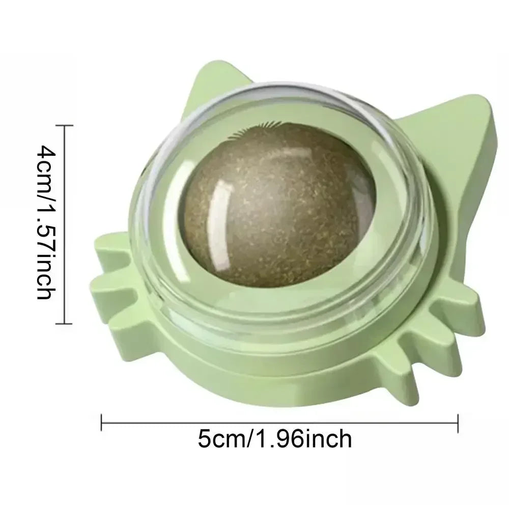 Catnip Balls Funny Lickable Dental Chew Toys for Kittens Interactive Teeth Cleaning Small Medium Cats Multi Color Pet Supplies