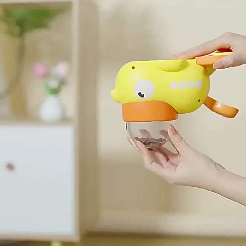 Dog Puzzle Feeder Toys Yellow Duck-Shaped Pet Interactive Toys Food Treat Dispenser Puppy Anti-slip Slow Feeder Training Toys