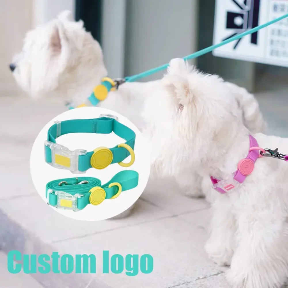 Waterproof Dog CollarsEasily Protect  pet from Moisture and Dirt  Adjusting The Size to Suit Medium, Large, and Small Dogs Pets