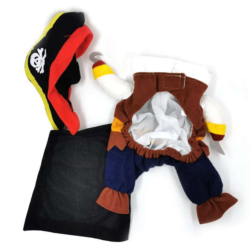 Dog clothes pirate pet dog to suit cat pet clothes cute pet four seasons can wear