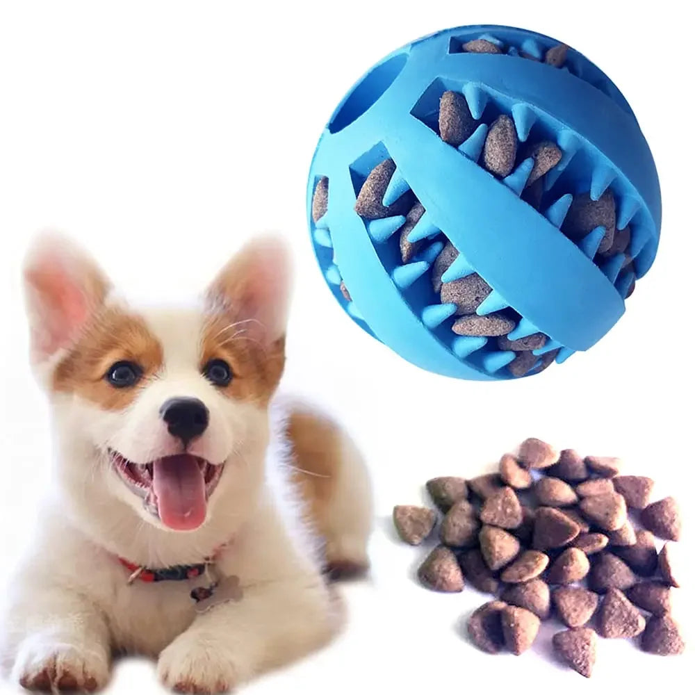 Dog Treat Toy Ball, Dog Tooth Cleaning Toy, Interactive Dog Toys 5cm