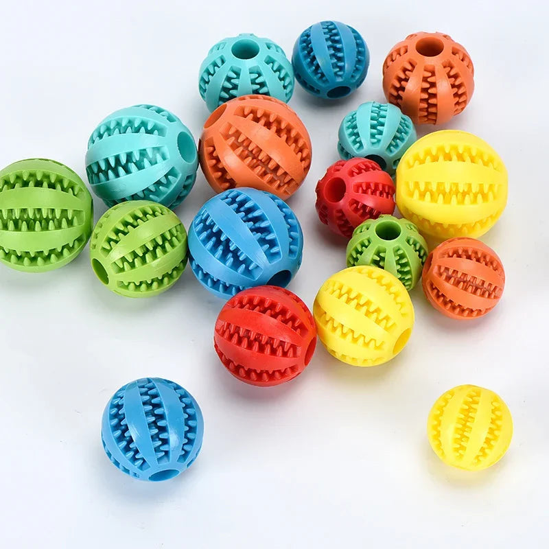 Dog Treat Toy Ball, Dog Tooth Cleaning Toy, Interactive Dog Toys 5cm