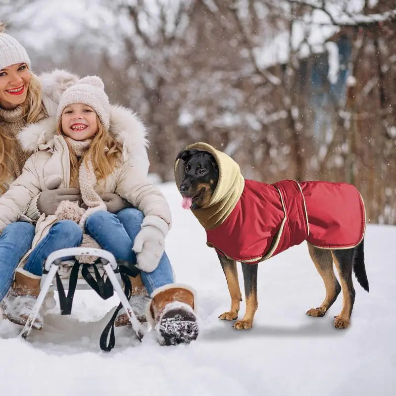 Dog Turtleneck Sweater Cold Weather Thicken Pet Turtleneck Pullover Waterproof Doggie Turtleneck Jacket Thermal Dog Sweater