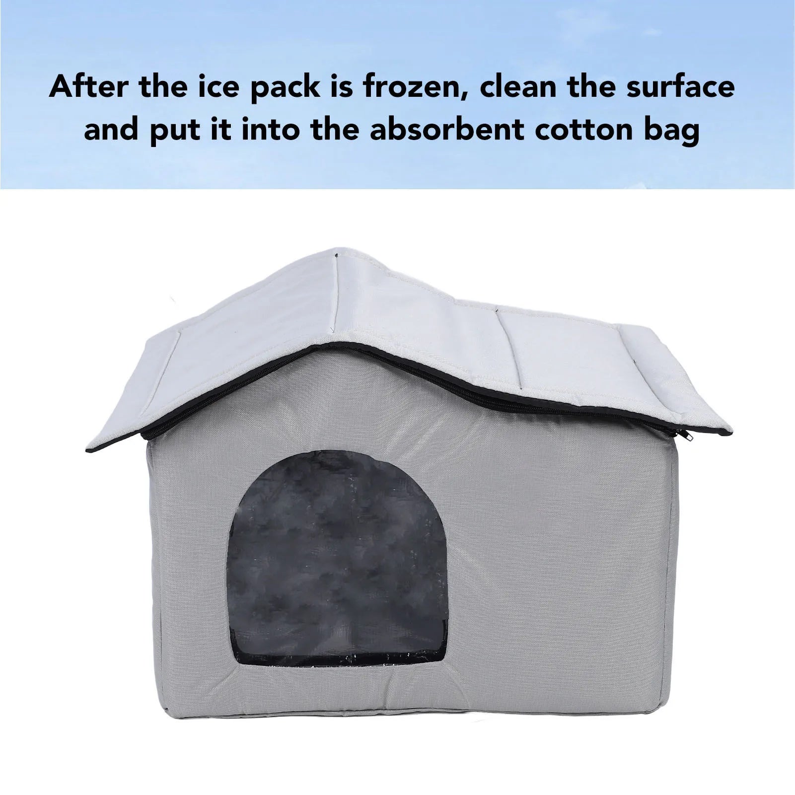 Cat Cooling House Long Lasting Cooling Oxford Cloth Bite Resistant  Pet Cooling House for Cat Dog Cat Cooling House