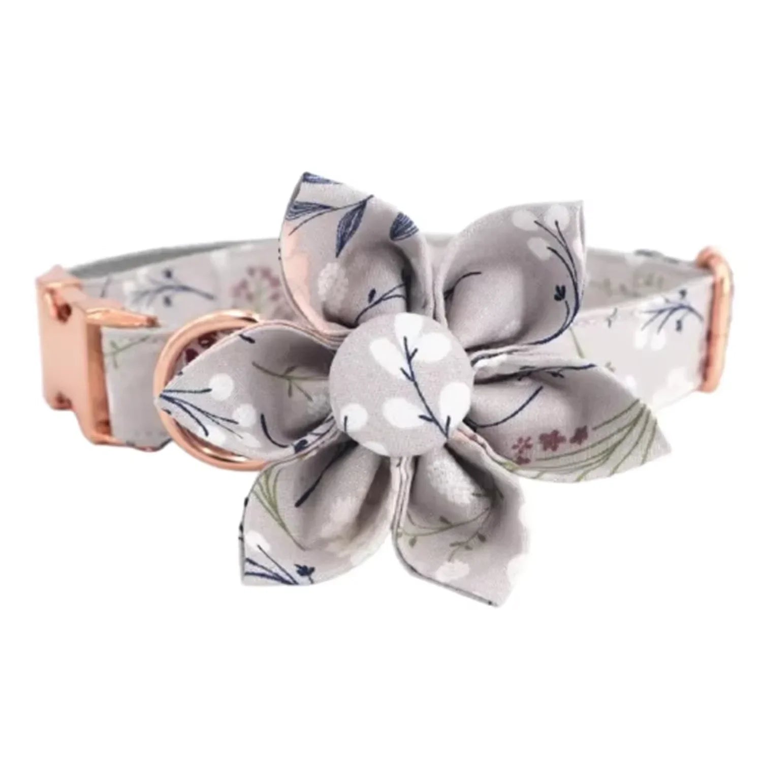 Pet accessories 2022 adjustable design large pet cat dog collar flower