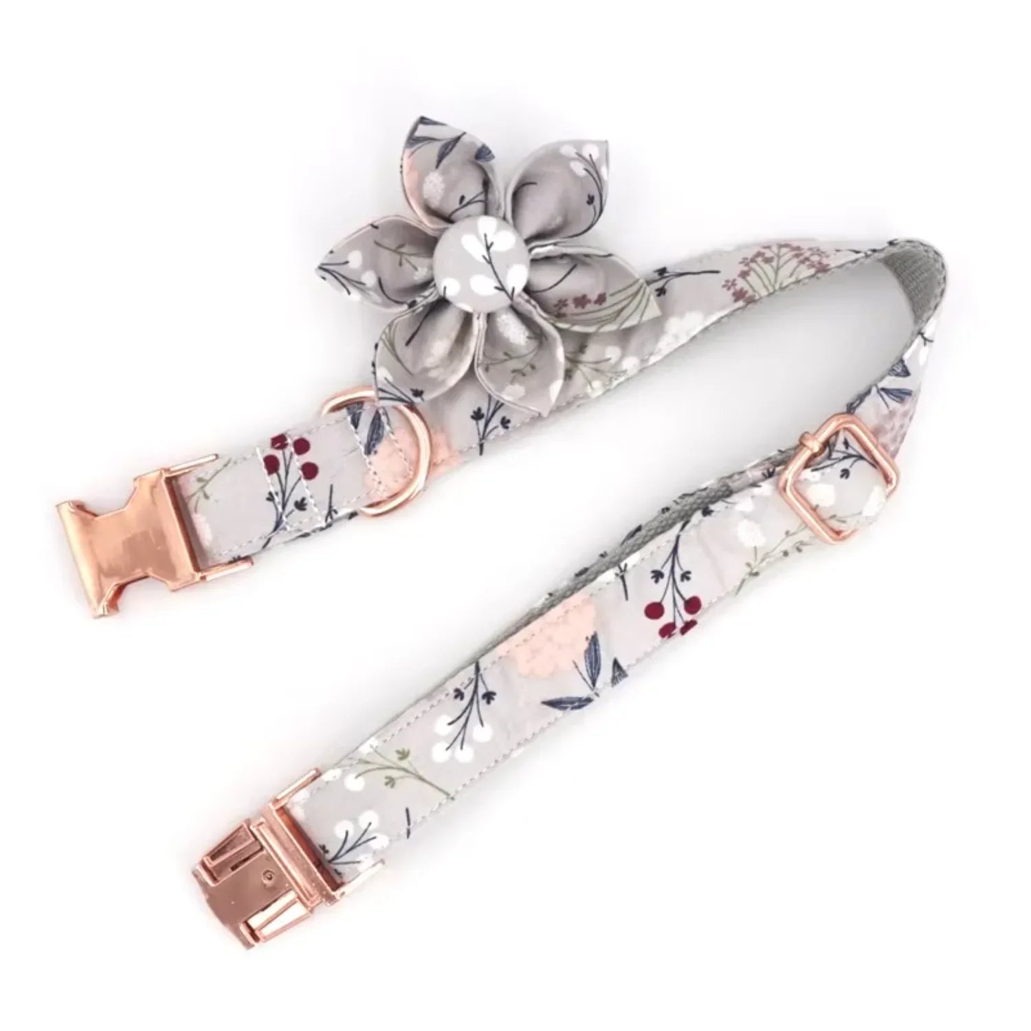 Pet accessories 2022 adjustable design large pet cat dog collar flower