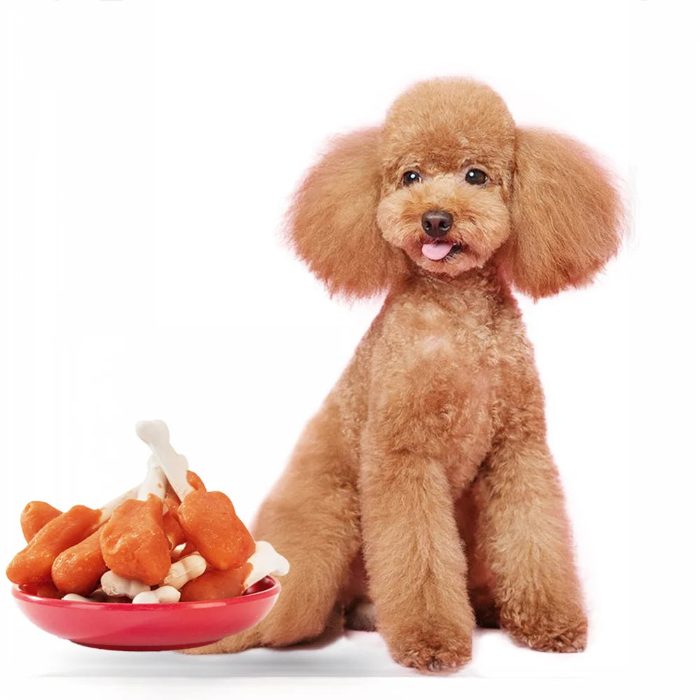 7.05oz/14.11oz(200g/400g) Calcium Bone Chicken Leg All Natural Ingredients, Natural Dog Treats, Healthy, Easily Digestible