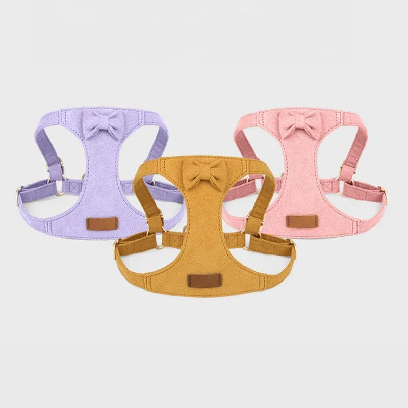 Small Dog Harness Collar and Leash Set, No Chock No Pull Soft Mesh Adjustable Dog Vest Harnesses for for Puppy Small Dogs